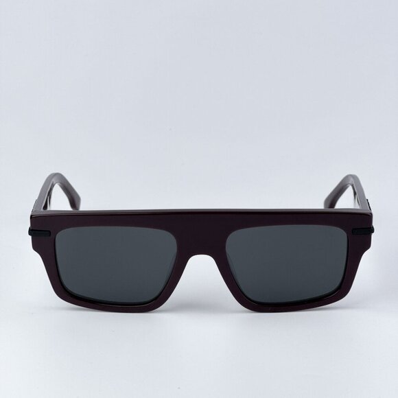 Fendi FE40091U FENDIGRAPHY 69A BRAND NEW Sunglassses Bordeaux Grey Unisex Square - Picture 4 of 11